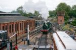 C Class Steam Engine At Sheffield Park Station Stock Photo