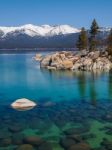 Beautiful Lake Tahoe Stock Photo