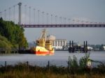 La Maqueline Moored In Bordeaux Stock Photo