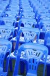 Blue Chairs Stock Photo