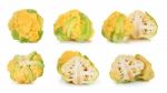 Cauliflower Isolated On The White Background Stock Photo