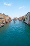 Venice Italy Grand Canal View Stock Photo