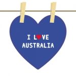 I Love Australia6 Stock Photo