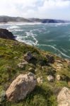 Coastal Algarve Region Stock Photo