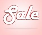 Sale Word Represents Promotion Promo And Offers Stock Photo