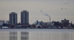 Beautiful Photo Of A View On The Harbor In Winter Stock Photo