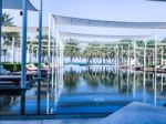 Resort Pool In Muscat, Oman Stock Photo