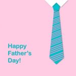 Tie With Happy Fathers Day Stock Photo