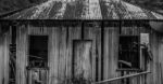 Abandoned Outback Farming Shed In Queensland Stock Photo