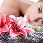 Woman Under Beauty Treatment Stock Photo