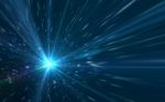 Abstract Beautiful Galaxy Backgrounds And Lens Flare Lights Stock Photo