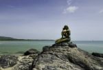 Mermaid Sculpture In Songkhla, Thailand Stock Photo