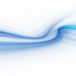 Blue Curved Abstract Background Stock Photo