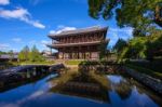 Sanmon - The Main Gate In Tofuku-ji, Kyoto Stock Photo