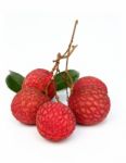 Litchi Fruits Stock Photo