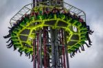 Carousel At Winter Wonderland Hyde Park Stock Photo