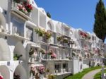 Casares, Andalucia/spain - May 5 : View Of The Cemetery In Casar Stock Photo