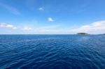 Small Island And Blue Sea At Mu Koh Similan Stock Photo