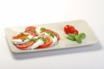 Insalata caprese Stock Photo