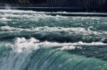 Image Of A Beautiful Edge Of A Waterfall Stock Photo