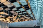 Interior View Of The Harpa Concert Hall In Reykjavik Stock Photo