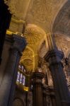 Malaga, Andalucia/spain - July 5 : Interior View Of The Cathedra Stock Photo