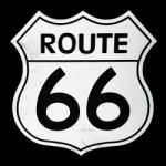 Route 66 Sign Stock Photo