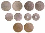 Different Old Coins Of Norway Stock Photo