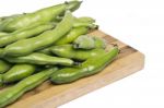 Broad Beans Stock Photo