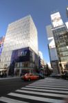 Ginza, Japan - Nov 26 : Modern Building In Ginza Area On Novembe Stock Photo