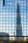 Reflection Of The Shard Stock Photo