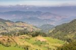 Countryside Of Guatemala And The Highlands Landscape Stock Photo