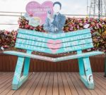 Seoul - March 28 : Love Padlocks At N Seoul Tower Or Locks Of Love Is A Custom In Some Cultures Which Symbolize Their Love Will Be Locked Forever At Seoul Tower On March 28,2015 In Seoul,korea Stock Photo