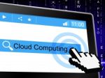 Cloud Computing Means Information Technology And Cloud-computing Stock Photo