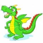 Green Dragon Stock Photo