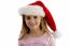 Smiling Girl Wearing Santa Hat