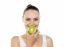 Woman Eating Green Apple