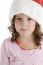 Girl Wearing Christmas Hat