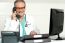 Senior Doctor Talking Over Phone