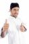 Male Chef Showing Double Thumb Up