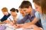 Teenage students Writing On book