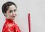 Chinese Woman With Joss Sticks