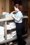 Busy Working Female Housekeeper