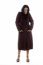 Woman Wearing Sheepskin Coat