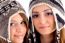 Close Up View Of Cute Teens Wearing Woolen Cap