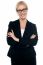 Businesswoman With Crossed Arms Wearing Glasses