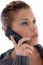 Beautiful Woman Busy On Phone Call