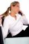 Side View Of Businesswoman Talking On Phone