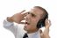 Shouting Businessman With Headphone