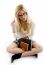 Front View Of Smiling Young Student Holding Books